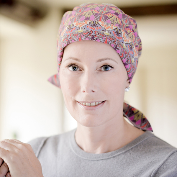 Alice headscarf for chemo patients in Liberty Cord