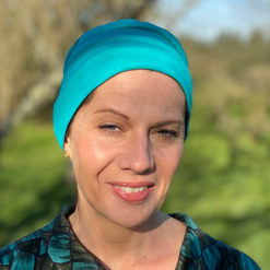 Emerald Green Bamboo Beanie for Cancer Patients