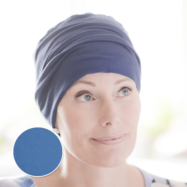 Ruched hat or sleep cap for chemo patients