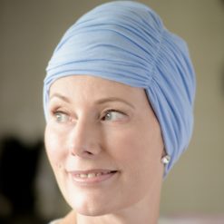 Olive Hat for Chemo Patients in Bamboo Fabric