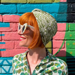 Turban Liberty Green Ditsy