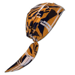 Tiger Lines Silk Fabric for Chemo Headscarf