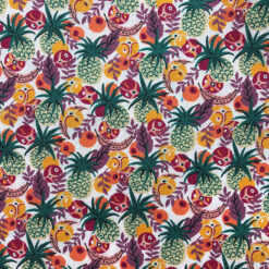 Ibiza Berry Yellow Liberty Tana Lawn Fabric