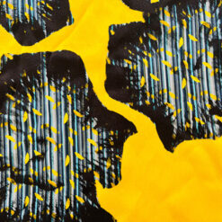 Yellow Flower Silk Fabric for cancer hat