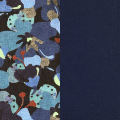 Caroline Treloyhan Navy Bamboo reversible chemo turban